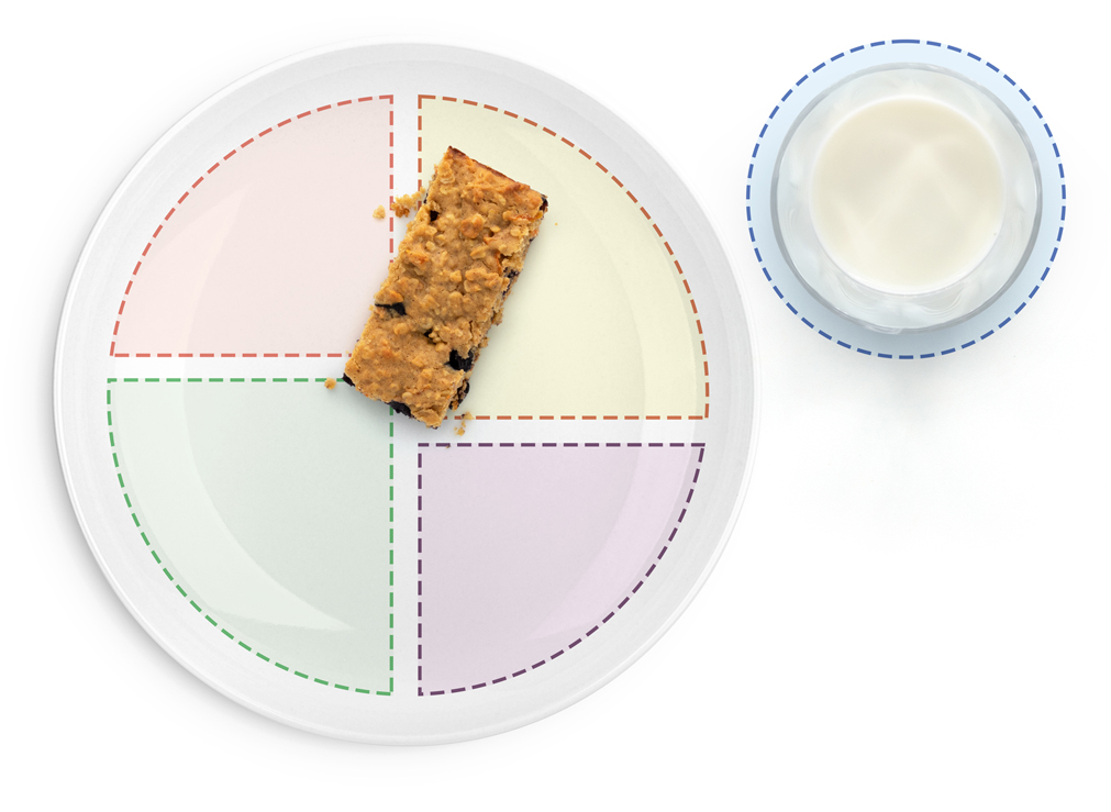 Blueberry and Carrot Oatmeal Bar