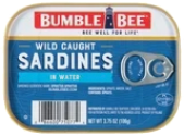 Bumble Bee Sardines-in-Water
