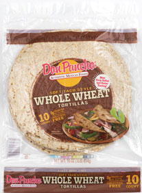 Whole-wheat Taco Size