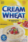 Cream of Wheat cereal with berries on package.