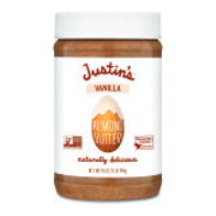 Jar of Justin's vanilla almond butter.