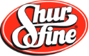 ShurFine logo on a red oval background.