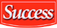 Red "Success" logo with white text.