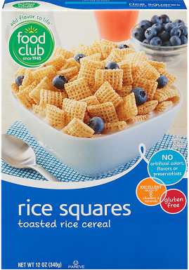 Rice Squares food club
