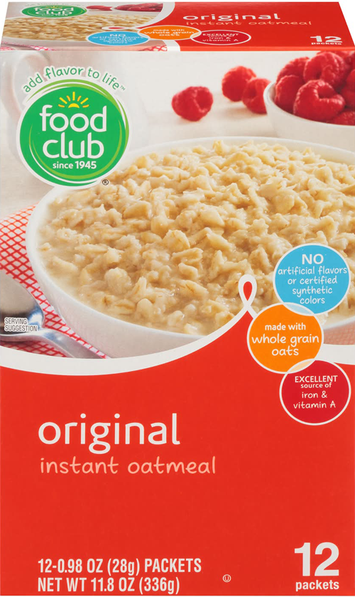 food club instant oatmeal