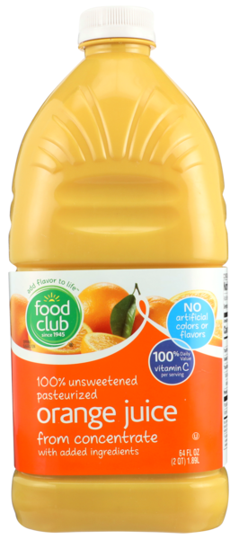 food club orange juice