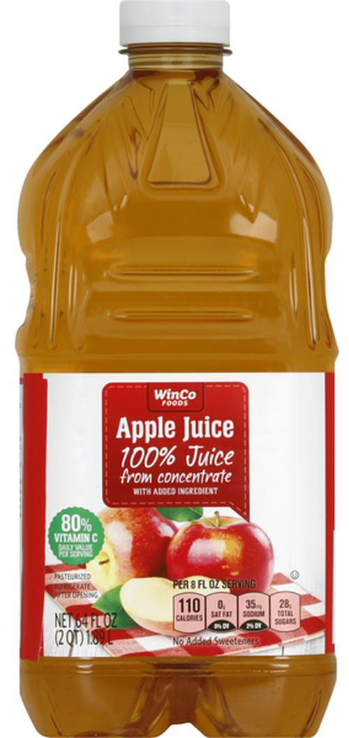 WinCo apple juice